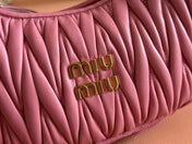 WANDER MATELASSÉ HANDBAG 23 IN CONTESSA PINK LAMBSKIN