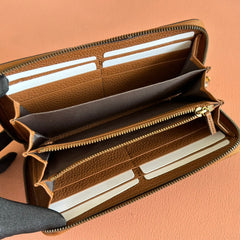 GG 25S MARMONT WALLET 19 IN BROWN CALFSKIN GOLD HARDWARE