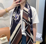 HERMES 25S SCARF 140 IN CASHMERE SILK 854528