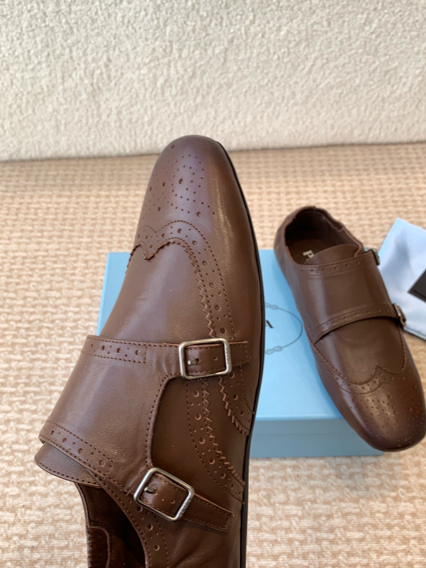 MONK STRAP IN DARK BROWN CALFSKIN