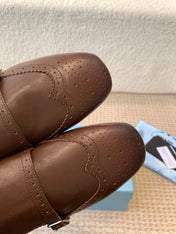 MONK STRAP IN DARK BROWN CALFSKIN