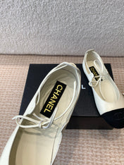 MARY JANE BALLERINA IN WHITE LAMBSKIN