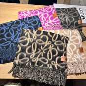 ANAGRAM 200 CM SCARF IN BEIGE MIX WHITE ALPACA AND WOOL 411851