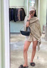 BBR SCARF 180 CM IN SILK MIX WOOL 481161