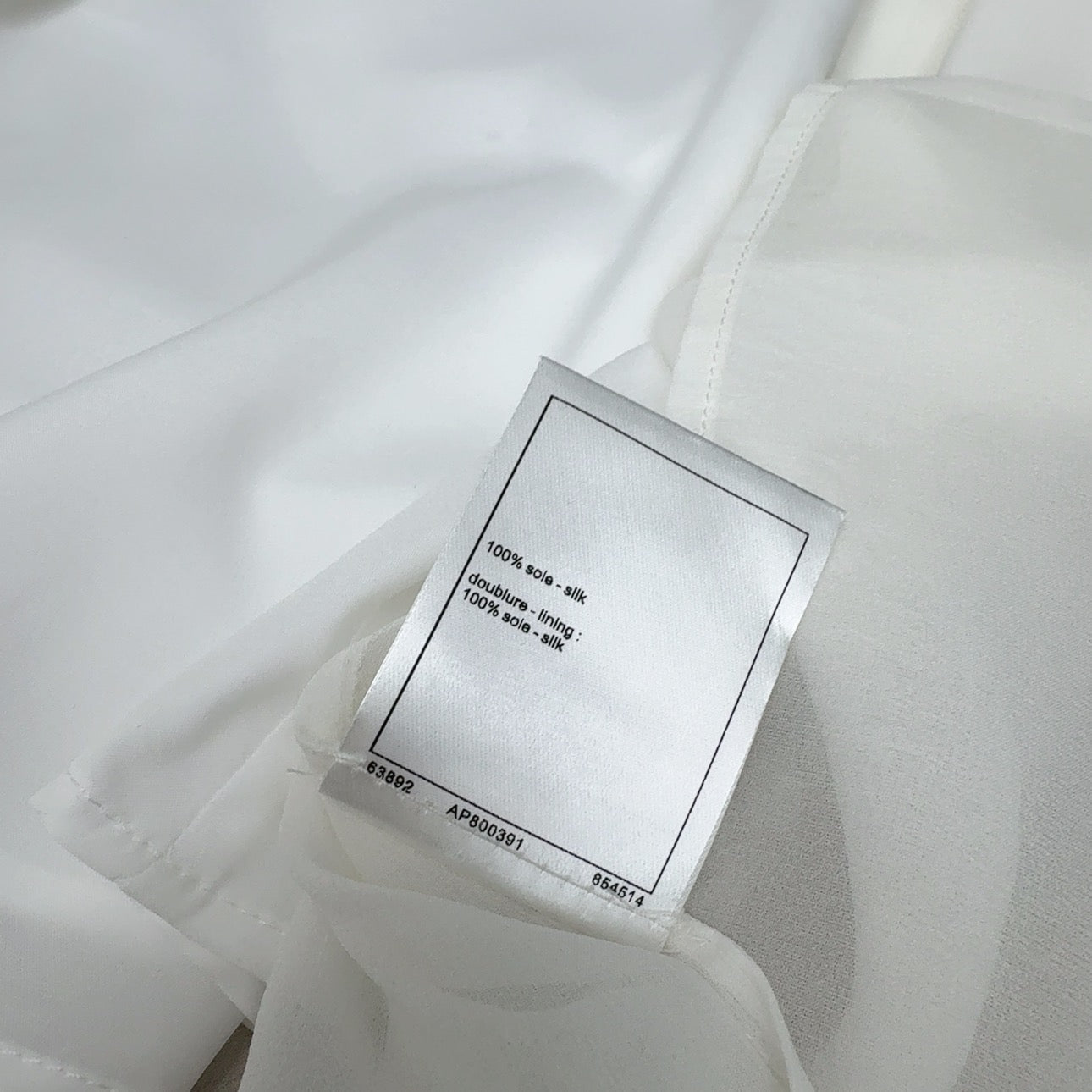 CC 25 T-shirt White Silk