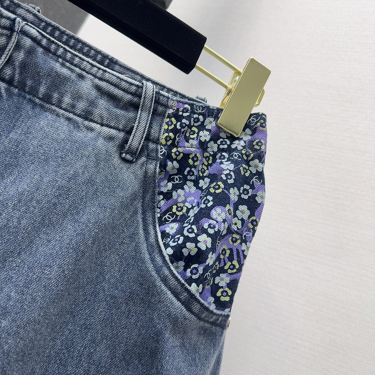 CC 25 Pants Blue Cotton