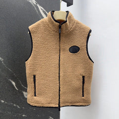 BURBERRY 25S TEDDY FLEECE VEST 0016