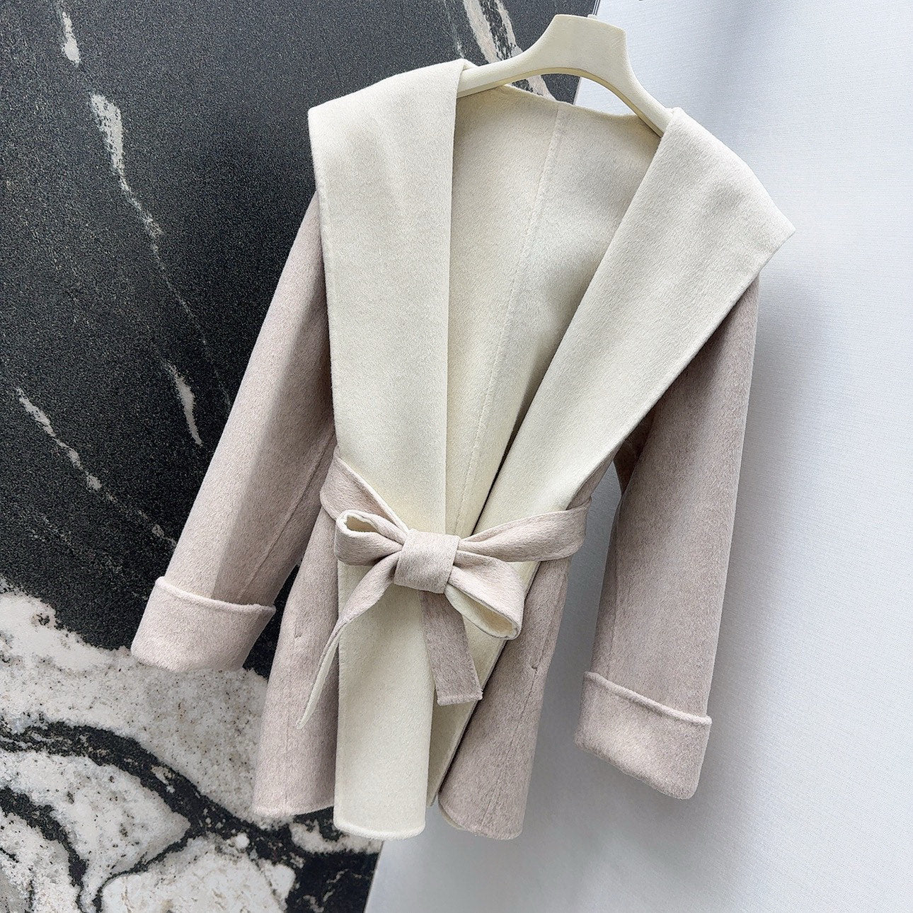 MAX MARA 25S HOODED MID-LENGTH COAT 159