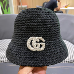 BUCKET HAT IN BLACK WOOL 389114