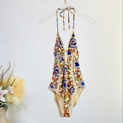 ZIMMERMANN BIKINI WITH PLUNGING NECKLINE 270490