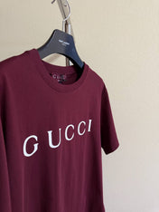 Gucci T-shirt Red Cotton