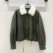 MAX MARA 25S SHEEPSKIN AND MINK FUR COAT 153