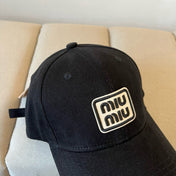 MM BASEBALL CAP IN BLACK KHAKI FABRIC STYLE 2