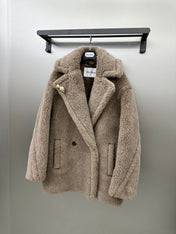 MAX MARA 25S TEDDY SHORT JACKET 070