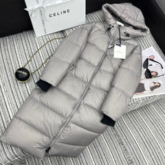MONCLER 25S LONG HOODED COAT 254