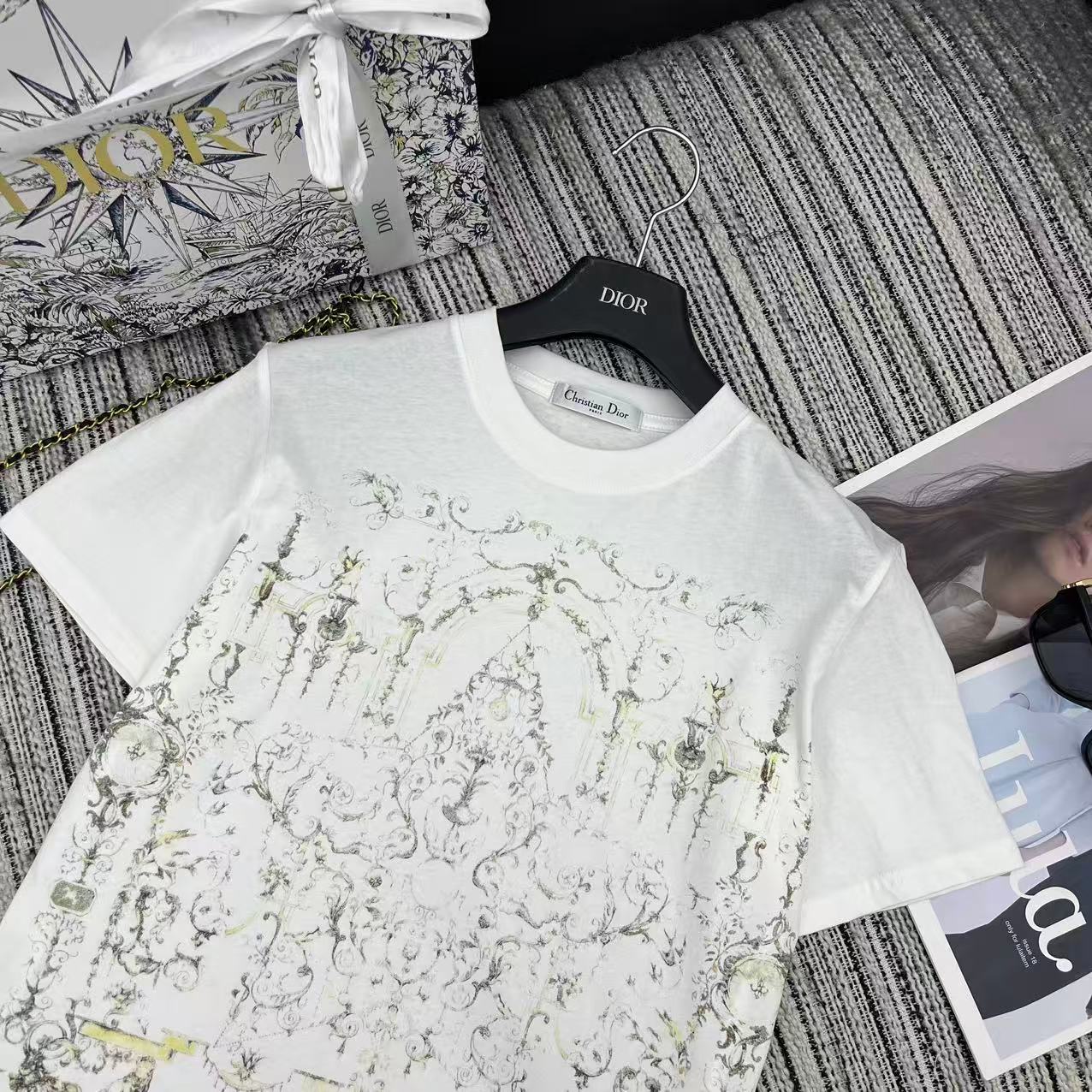 DIOR 25S SHORT-SLEEVE CREW NECK T-SHIRT 840