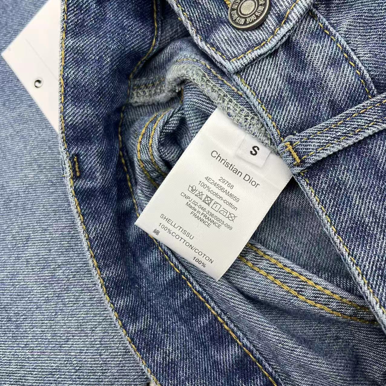 DIOR 25S STRAIGHT-LEG JEANS 863