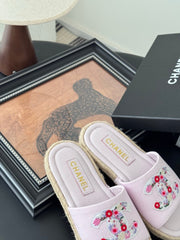 SLIPPERS IN LIGHT PINK SHEEPSKIN MIX FABRIC AND STRAPS BASE