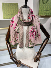 GUCCI 25S SCARF 180 IN SILK 737207