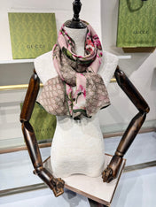 GUCCI 25S SCARF 180 IN SILK 737207