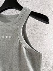 GUCCI CROPPED SLEEVELESS TOP STYLE 129
