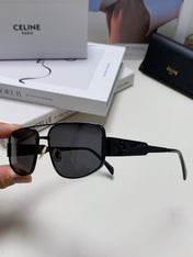 TRIOMPHE SUNGLASS 512996 IN BLACK METAL