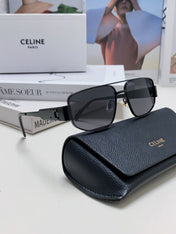 TRIOMPHE SUNGLASS 512996 IN BLACK METAL