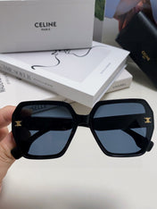 TRIOMPHE SUNGLASSES 552772 IN BLACK ACETATE