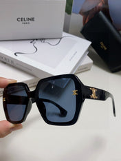 TRIOMPHE SUNGLASSES 552772 IN BLACK ACETATE