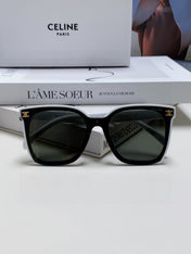 TRIOMPHE SUNGLASSES 552775 IN WHITE ACETATE TEXT LOGO
