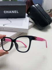 SQUARE SUNGLASSES 632888 IN BLACK AND PINK ACETATE