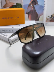 WAIMEA SUNGLASSES 570267 IN BROWN ACETATE MONOGRAM ON LENS