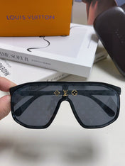 WAIMEA SUNGLASSES 570268 IN BLACK ACETATE MONOGRAM ON LENS