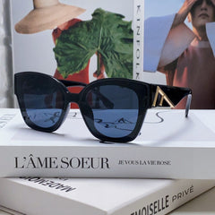 ROMA SQUARE FRAME SUNGLASSES 542083 IN ACETATE