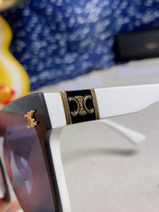 TRIOMPHE SUNGLASSES 548635 IN WHITE ACETATE