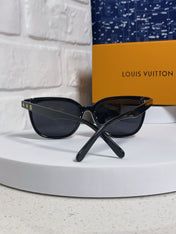 CAT EYE SUNGLASSES 571652 IN BLACK ACETATE