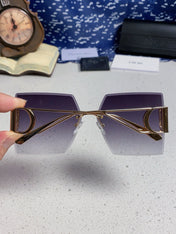 30MONTAIGNE S7U SUNGLASS 578109 IN GOLD METAL GREY SMOKE LENSES