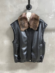 YSL 25S LEATHER VEST STYLE 144