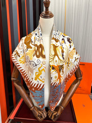 CHANEL 25S SCARF 90 IN SILK 709581