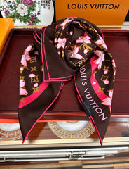 LV SCARF 90 CM IN SILK 723121