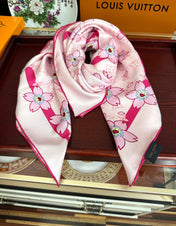 LV SCARF 90 CM IN SILK 723122