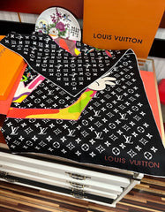 LV SCARF 90 CM IN SILK 10