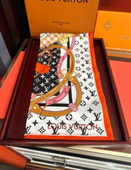 LV SCARF 90 CM IN SILK 729071
