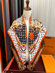 LV SCARF 90 CM IN SILK 729071