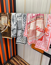 LV SCARF 90 CM IN SILK 730534