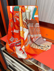 HERMES 25S SCARF 90 IN SILK 733848