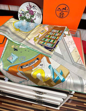 HERMES 25S SCARF 90 IN SILK 733849