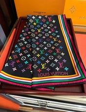 LV SCARF 90 CM IN SILK 07