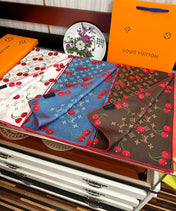 LV SCARF 90 CM IN SILK 04