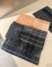 CLASSIC SCARF 190 CM IN BUFF BEIGE WOOL 375278